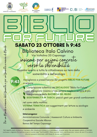Biblio for Future Ottobre 21_Caponago