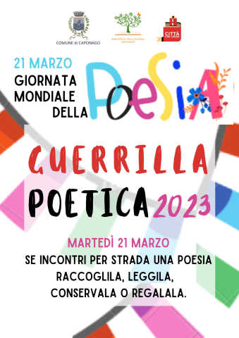Guerrilla Poetica 2023_Locandina