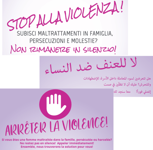 STOP ALLA VIOLENZA! Numeri centri antiviolenza e sportelli ambito di Monza